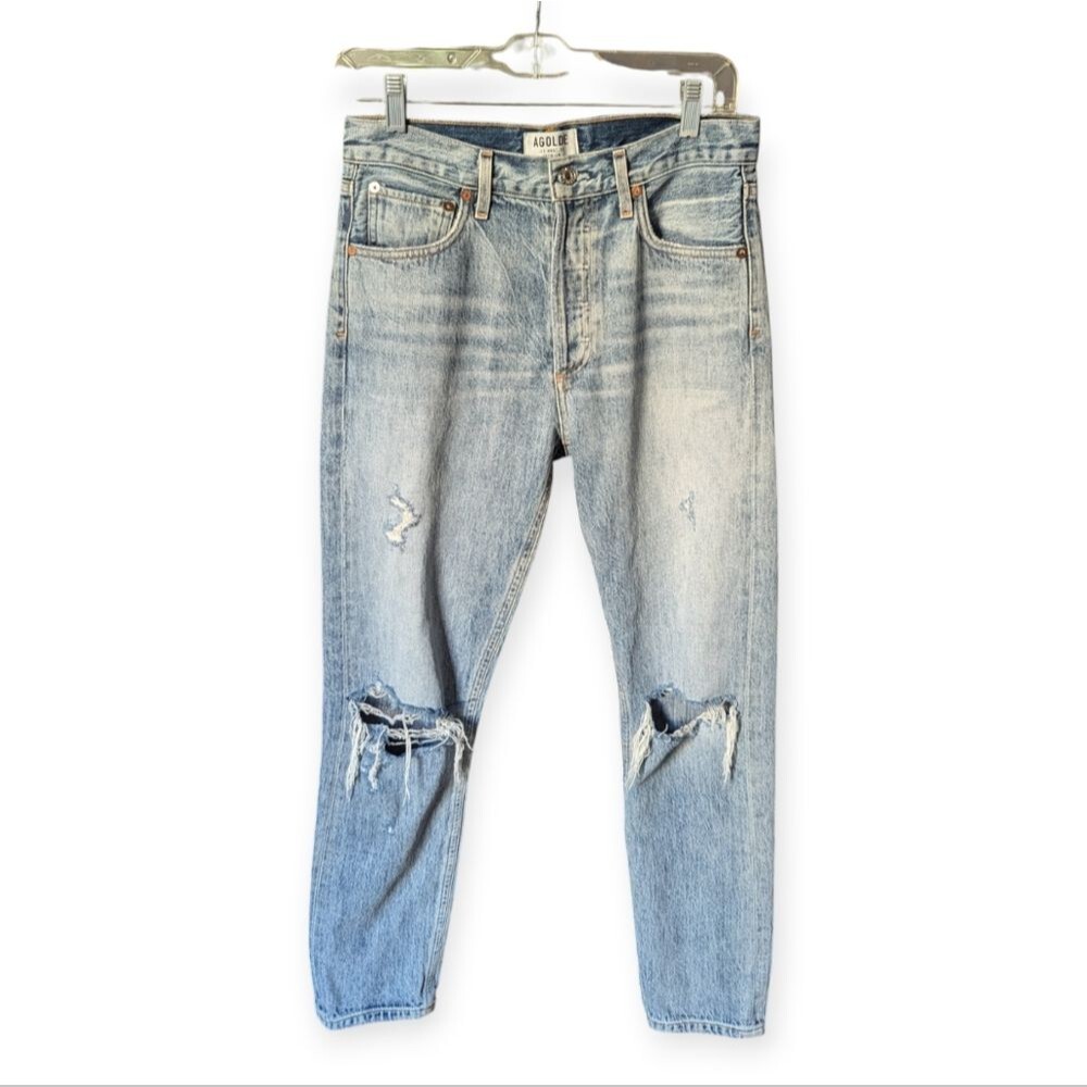Agolde distressed relaxed jeans